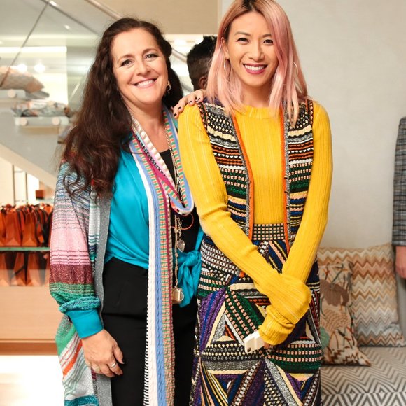 ⭐️ SALE: $1140 Orange Label MISSONI Metallic Knit Cardigan Vest Size 6 - Picture 13 of 14